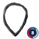Abus IVERA 7210C Chain Lock Combination 7mm 85cm 33.5" Grey