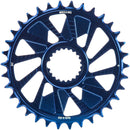 Wheels Manufacturing Direct Mount Chainring - 34t Shimano Direct Mount 1.5mm Outboard Offset HG+ Chain Compatible Blue
