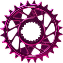 Wheels Manufacturing Direct Mount Chainring - 28t Shimano Direct Mount 1.5mm Outboard Offset HG+ Chain Compatible Purple
