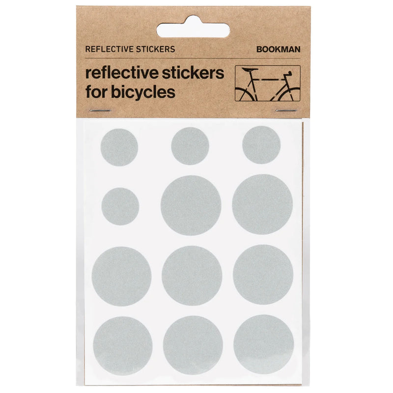 Bookman Visibility Reflective Stickers Dots White