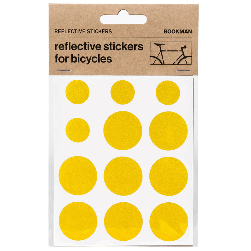Bookman Visibility Reflective Stickers Dots Yellow
