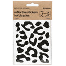 Bookman Visibility Reflective Stickers Leopard Black