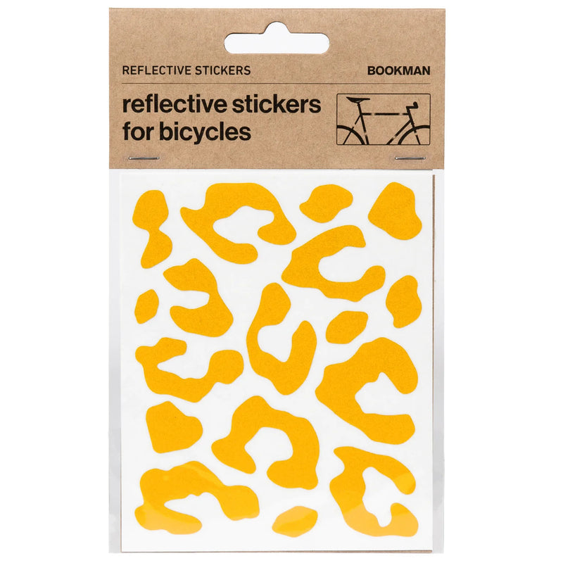 Bookman Visibility Reflective Stickers Leopard Yellow
