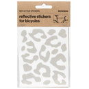 Bookman Visibility Reflective Stickers Leopard White