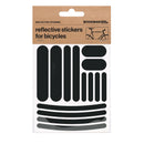 Bookman Visibility Reflective Stickers Strips Black
