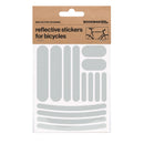 Bookman Visibility Reflective Stickers Strips White
