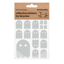 Bookman Visibility Reflective Stickers Ghost White