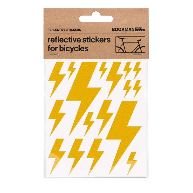 Bookman Visibility Reflective Stickers Flash Yellow