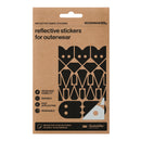 Bookman Visibility Reflective Fabric Stickers Adventure Silver