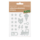 Bookman Visibility Reflective Stickers Adventure White