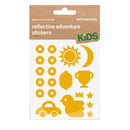 Bookman Visibility Reflective Stickers Adventure Yellow