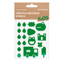Bookman Visibility Reflective Stickers Adventure Green