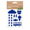 Bookman Visibility Reflective Stickers Adventure Blue