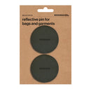 Bookman Visibility Reflective Pins Black Pair