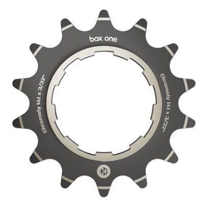 BOX Box One 3/32" CNC CrMo Cog Black - 14t