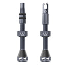 Peaty's Holeshot Fast Flow Tubeless Valves 42mm Slate Pair