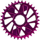 Wheels Manufacturing Direct Mount Chainring - 34t Shimano Direct Mount 1.5mm Outboard Offset HG+ Chain Compatible Purple