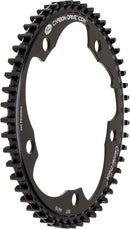 Gates Carbon Drive CDX CenterTrack Fin Line Front Belt Drive Ring - 50t 5-Bolt130mm BCD Fin Tooth BLK