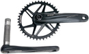 Full Speed Ahead Gossamer Pro AGX+ 1x Crankset - 172.5mm For Shimano 12-Speed HG+ 42t Direct Mount MegoExo Spindle BLK