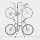 Delta Two Bike Gravity Stand Wall Rack Silver 2 Bikes
