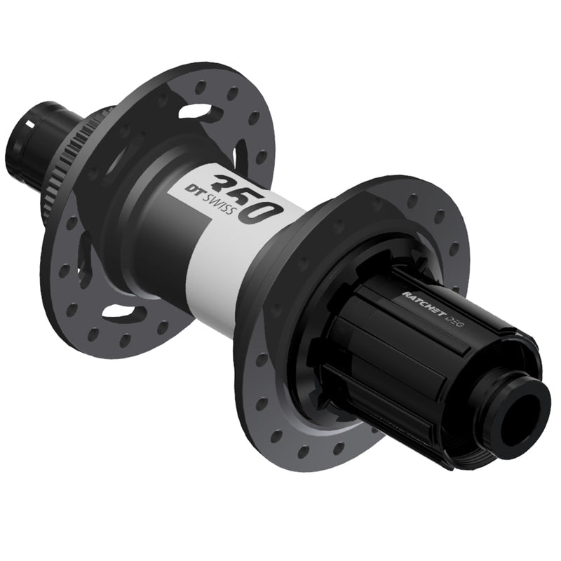 DT Swiss 350 DEG Rear Hub - 12 x 148mm Center-Lock HG 11 MTN Black 28H 72pt