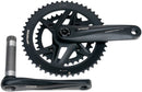 Full Speed Ahead Gossamer Pro 2x Crankset - 160mm 50/34t For Shimano 12-Speed HG+ DM/90 BCD MegaExo Spindle BLK