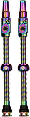 Muc-Off Big Bore Lite Tubeless Valve Stems - 3XLarge 80mm Iridescent