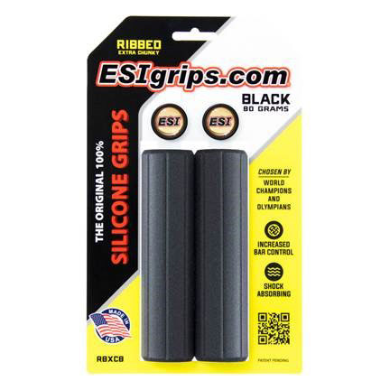 ESI Ribbed Extra Chunky Grips - Black