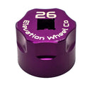 Elevation Wheel Co Suspension Top Cap Socket 26mm Purple