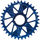 Wheels Manufacturing Direct Mount Chainring - 34t Shimano Direct Mount 1.5mm Inboard Offset HG+ Chain Compatible Blue