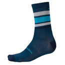 Endura BaaBaa Merino Stripe Sock Blueberry L/XL