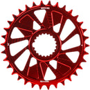 Wheels Manufacturing Direct Mount Chainring - 34t Shimano Direct Mount 1.5mm Outboard Offset HG+ Chain Compatible Red