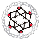 Galfer Floating Wave Disc Brake Rotor - 180mm x 2.0mm 6-Bolt Red