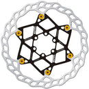 Galfer Floating Wave Disc Brake Rotor - 180mm x 2.0mm 6-Bolt Yellow