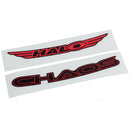 Halo Chaos Rim Decals Red