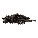 Halo 14g Alloy Nipple 12mm Black 50/Count
