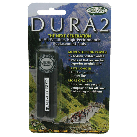 Kool Stop Dura 2 Road Cartridge Inserts Carbon