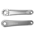Leonardi Capo 8-Bolt Crank Arms 165mm - Silv (Spindle Separate)