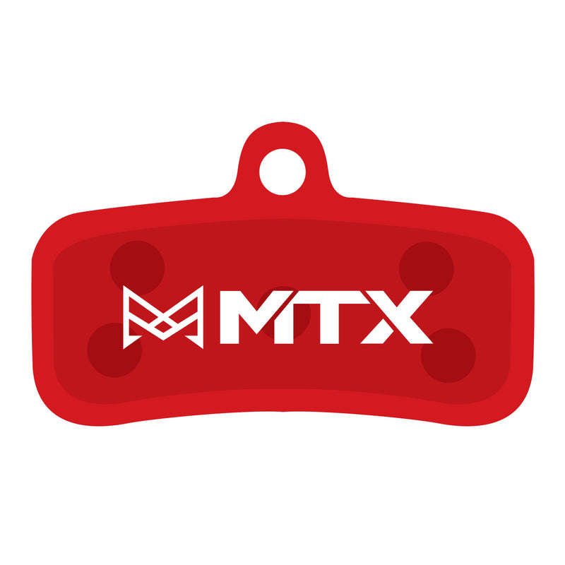 MTX Braking Disc Pads Shimano (D-type 4-pist) TRP Quad Red Lable