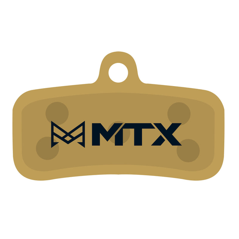 MTX Braking Disc Pads Shimano (D-type 4-pis) TRP Quad Gold Lable