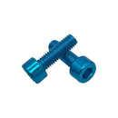 Miles Wide Anodized Cage Bolt Blue Pair