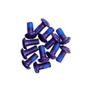 Miles Wide Steel Rotor Bolts Purple