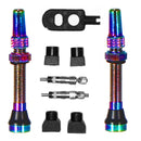 Black Ox Tubeless 40mm Valve Stem Kit Oil Slick 