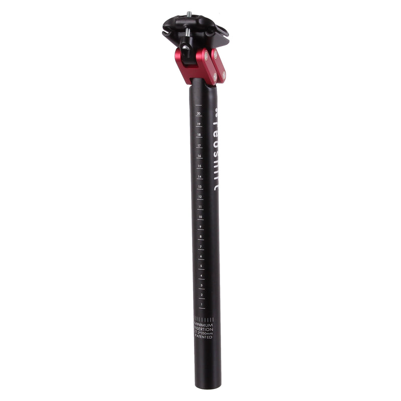 Redshift Sports Dual Position Seatpost 27.2 x 350mm - Black/Red