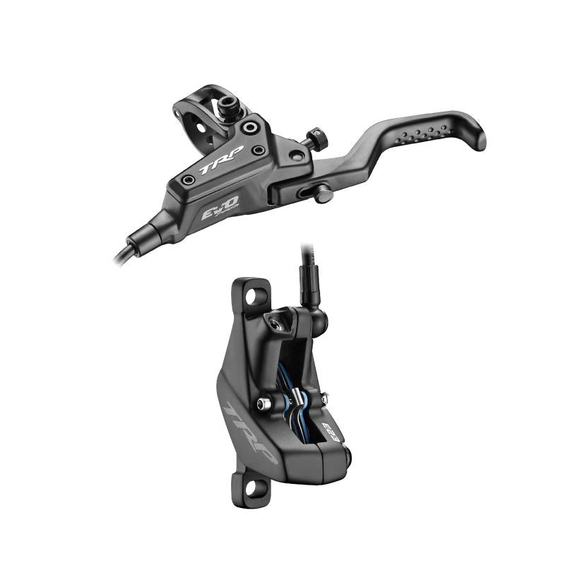 TRP EVO Pro HD-M9040 Disc Brake Lever - Right/Front Rear 1900mm Hose Post Mount 4-Piston BLK