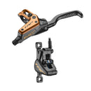 TRP EVO X HD-M9020 Disc Brake Lever - Left/Front Rear 1900mm Hose Post Mount 2-Piston Gold