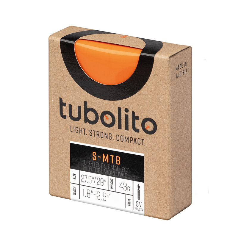 Tubolito S-Tubo MTB Tube - 27.5/29 x 1.8-2.5" 42mm Presta Valve Orange
