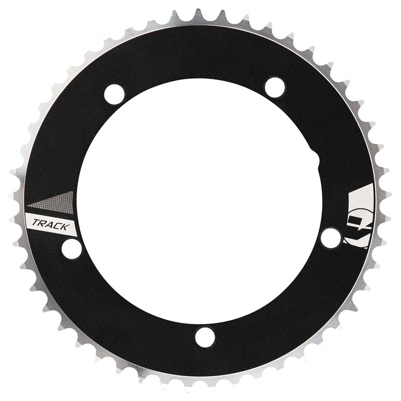 FSA NS Track Chainring 1x 50T Tooth Count 144BCD 5-Bolt Pattern 1/8" Chain Width – BLK