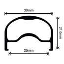 Velocity Cliffhanger 650b Non-Msw Rim 36h - Black