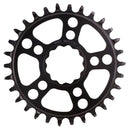 White Industries MR30 TSR 1x Chainring (0mm Offset) 34T Black